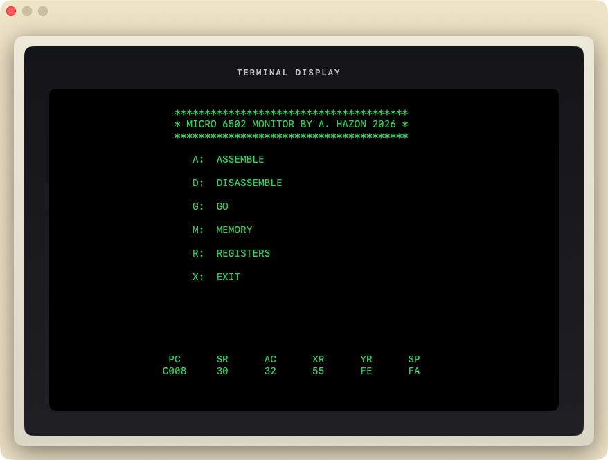 Machine Monitor